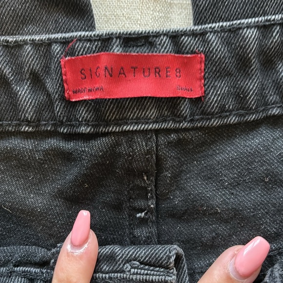 Black signatures distressed jeans - Picture 3 of 4